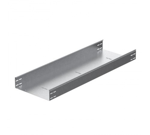 Универсальный лоток неперфорированный 400х100х3000, толщ. 1,5 мм, гор. цинк, 383441  УЛН-400х100х3000-1,5-ГЦ   Ostec