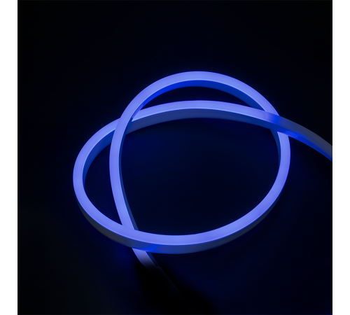 Лента светодиодная PFN-01 "НЕОН" 2835/120 BLUE(Синий) IP65 (катушка 50 м, цена за 1метр)  .5016453B  Jazzway