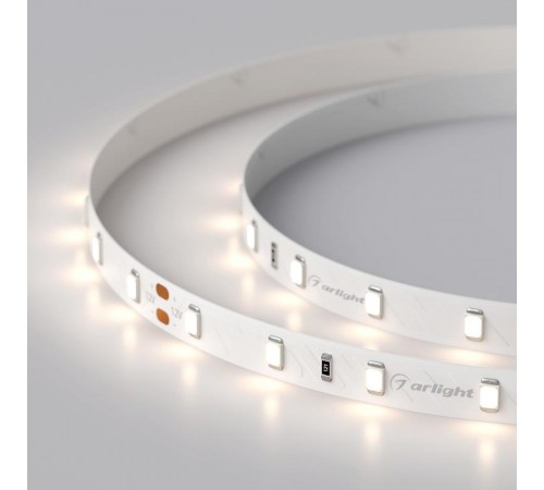 Лента светодиодная RT-A60-8mm 24V Day4000 (7.2 W/m, IP20, 2835, 5m) (arlight, Открытый)  020012(2)  Arlight