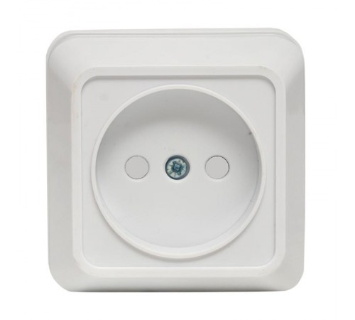 Розетка 1-мест. 10А б/з бел. с защ. штор. Рим EKF PROxima  ENR10-022-100  EKF