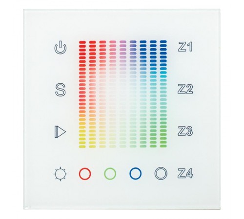 Панель Sens SR-2831AC-RF-IN White (220V,RGB,4зоны)  018202  Arlight