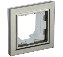 BRITE Рамка 1-ая IP44 РУ-1-БрШ-44 шампань  BR-M12-44-K37  IEK