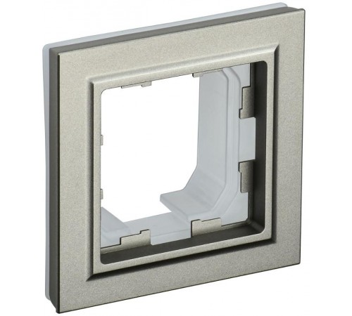 BRITE Рамка 1-ая IP44 РУ-1-БрШ-44 шампань  BR-M12-44-K37  IEK