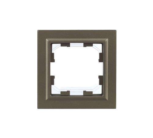 BRITE Рамка 1-ая IP44 РУ-1-БрШ-44 шампань  BR-M12-44-K37  IEK