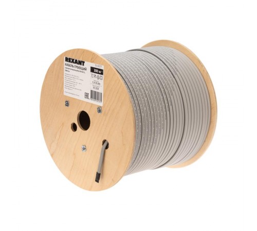 Кабель греющий саморегулирующийся SRL30-2, неэкранированный, 30Вт/м, 0,9мм2/55м, 300м REXANT  51-0277  REXANT