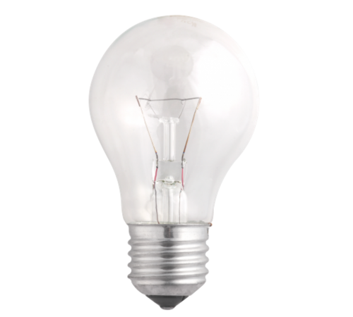 Лампа накаливания ЛОН  75Вт Е27 240В A55 clear (Б 230-75-5)  3320478  Jazzway