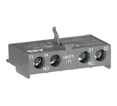 Контакты дополнительные фронтальные 1НО+1НЗ HKF1-11 для автоматов типа MS116  1SAM201901R1001  ABB