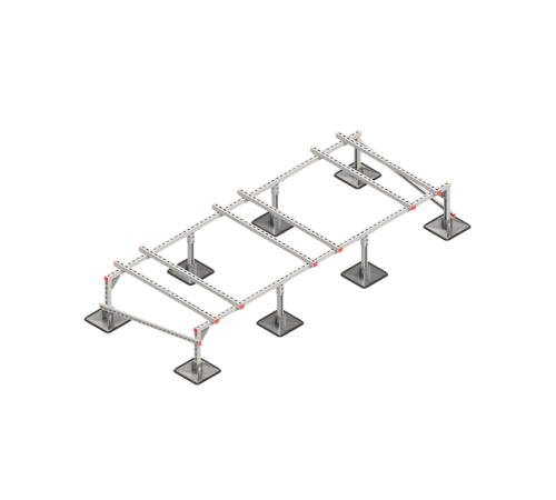 Опорная конструкция для установки оборудования TECHNORAPTOR STEELFOOT 3000х1200 тип 1 HD  KM-TR-STF-SSEI-3000-1200-1 HD  КМ - профиль