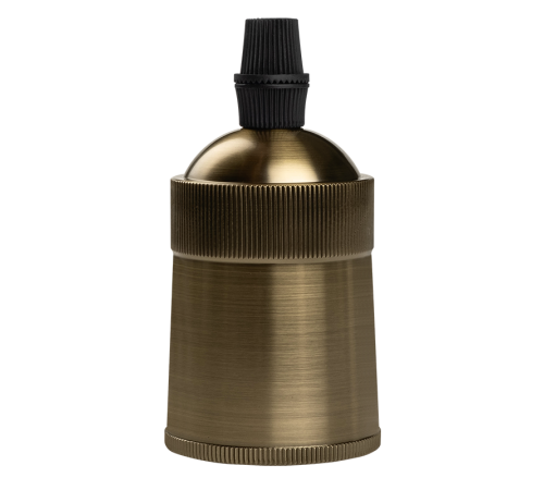 Декоративный патрон с проводом RETRO бронзовый цвет PLC 03 E27 230V/1M ANTIQUE BRONZE  .5039032  JAZZWAY