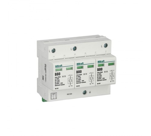Ограничитель перенапряжений 3P 80кА B 420В ОП-101  18021DEK  DEKraft