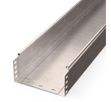 Лоток неперфорированный Стандарт INOX (AISI 409) 200х100х3000 (0,8 мм) (6 м/уп)  PR16.2394  Промрукав