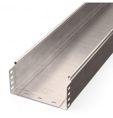 Лоток неперфорированный Стандарт INOX (AISI 409) 200х100х3000 (0,8 мм) (6 м/уп)  PR16.2394  Промрукав