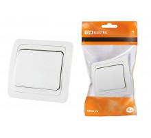 Выключатель 1-кл. 10А белый "Валдай"   SQ1804-0001  TDM