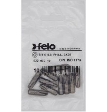 Бита крестовая серия Industrial PH 3X25, 10 шт  02203010  Felo