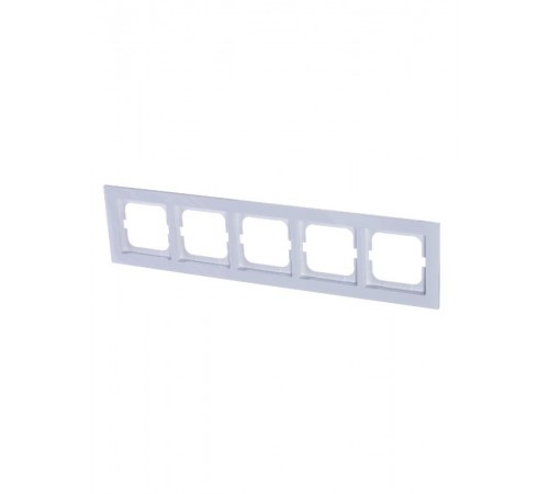 Рамка 5-постовая, серия axcent, цвет белый  1754-0-4347   2CKA001754A4347  ABB
