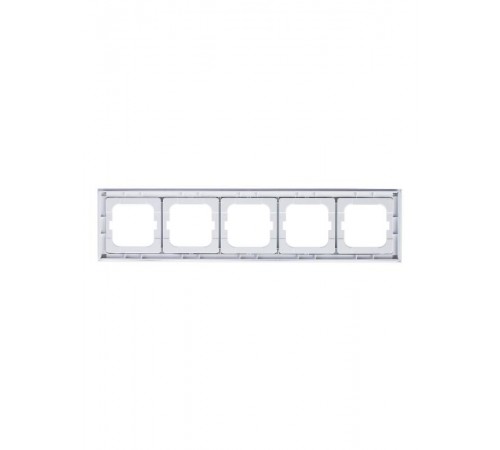 Рамка 5-постовая, серия axcent, цвет белый  1754-0-4347   2CKA001754A4347  ABB