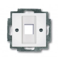 Накладкадля 1-го разъёма Modular Jack(арт.0210, 0211 и 0219),серия Busch-Duro 2000 SI,цвет сл. кость  1753-0-3825   2CKA001753A3825  ABB