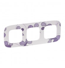 Valena ALLURE Флора Рамка 3-ая  754363  Legrand