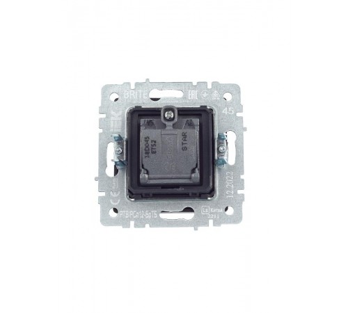 BRITE Розетка двойная TV+SAT РТВ/РСп12-БрТБ темная бронза   BR-AF20-O-K45  IEK