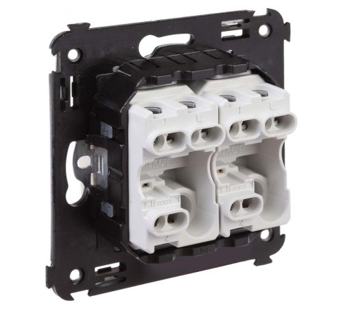 Переключатель двухклавишный в стену, "Avanti", "Ванильная дымка"  4405114  DKC