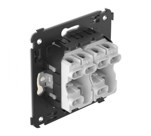 Переключатель двухклавишный в стену, "Avanti", "Ванильная дымка"  4405114  DKC