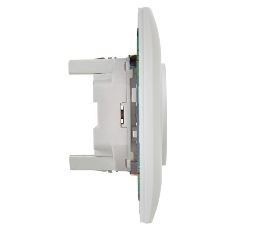 SKANDY Розетка 2-местная без заземления с защитными шторками 10А в сборе SK-R09W арктический белый  SK-R23-10-K01-F  IEK