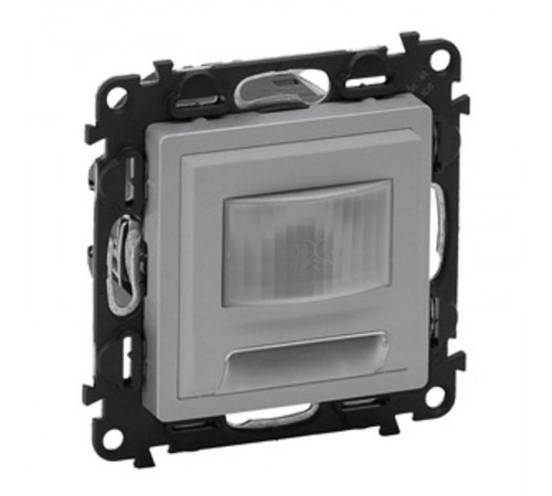 Valena LIFE Алюминий Указатель световой с датчиком движения 180° (с лицевой панелью)  752374  Legrand