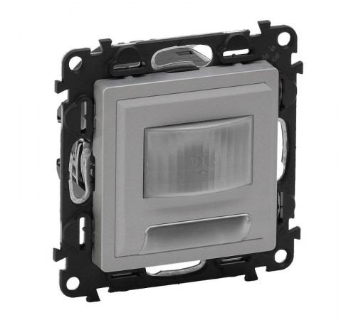 Valena LIFE Алюминий Указатель световой с датчиком движения 180° (с лицевой панелью)  752374  Legrand