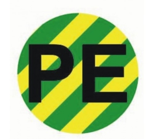 Наклейка "PE" d=20мм PROxima  an-2-07-1  EKF