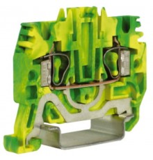 HTE.2, зажим для заземления, 2,5 кв.мм желто-зеленый  ZHT500  DKC