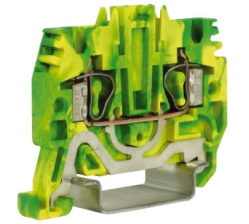 HTE.2, зажим для заземления, 2,5 кв.мм желто-зеленый  ZHT500  DKC
