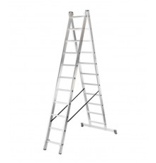 Лестница алюминиевая двухсекционная ЛА 2х11  73/5/1/27  ВИХРЬ