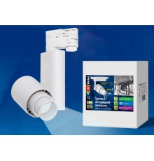 Светильник светодиодный трековый ULB-M09H-36W/4000К/AC WHITE 36 Вт. 3500 Лм. 4000К С регулируемым углом свечения. белый. 6*18см  UL-00004078  Uniel