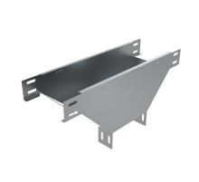 Т-отвод вертикальный 200х200 мм вниз c разворотом трассы на 90 гр. RAL  TDV90-200-200 RAL  КМ-профиль