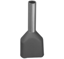 Наконечник 61 038 NET-E2-0.75-8-B50 НШВИ2, сер.2 провода (50шт/упак) 61038 Navigator