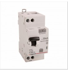 Выключатель автоматический дифференциального тока RX3 1п+N 6А C 30мА тип AC  419396  legrand