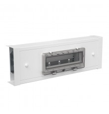 Щит для монтажа 12 устройств (корпус) с крышкой, сталь, белый RAL 9010  6288328  OBO Bettermann