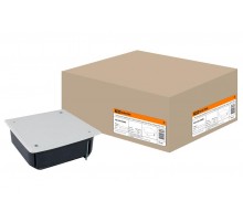 Коробка распределительная с/у 115х115х45 металлические лапки, с крышкой (для полых стен)  SQ1403-0008  TDM