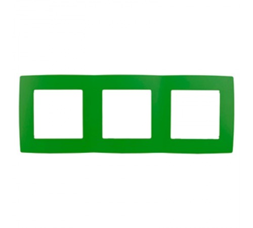 Рамка на 3 поста 12-5003-27  ,  зелёный  Б0019410  ЭРА