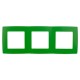 Рамка на 3 поста 12-5003-27  ,  зелёный  Б0019410  ЭРА