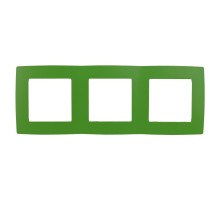 Рамка на 3 поста 12-5003-27  ,  зелёный  Б0019410  ЭРА