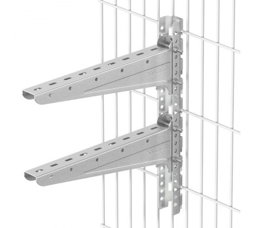 Крепление на сетку двух консолей 43х50х495 мм, горячеоцинкованное  BMF1850HDZ  DKC