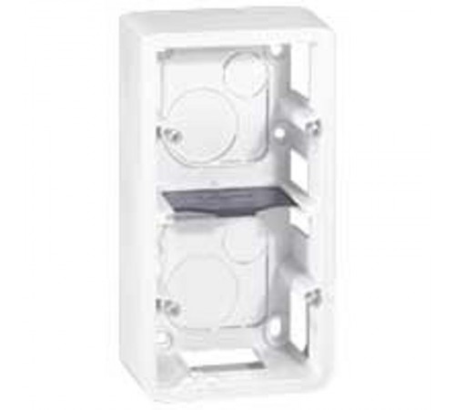 Накладная монтажная коробка - Программа Mosaic - для суппорта Кат. № 0 802 53 - 3x2 модуля - верт. монтаж  080283  Legrand