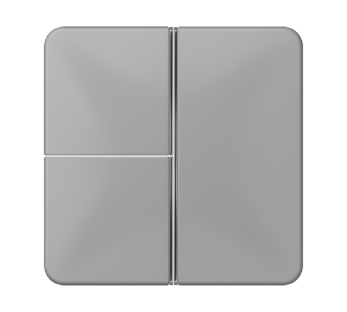 3-клавишная накладка для пульта КNX, серая, для серии СD  CD403TSAGR  Jung