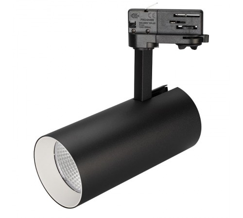 Светильник SP-POLO-TRACK-LEG-R85-15W Day4000 (BK-WH, 40 deg)  027447  Arlight
