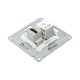 Механизм розетки HDMI+RJ45 (cat5), алюминий Эпика EKF  UP1-SOA-HDMI+RJ45  EKF