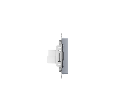 Механизм розетки HDMI+RJ45 (cat5), алюминий Эпика EKF  UP1-SOA-HDMI+RJ45  EKF