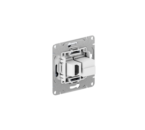 Механизм розетки HDMI+RJ45 (cat5), алюминий Эпика EKF  UP1-SOA-HDMI+RJ45  EKF