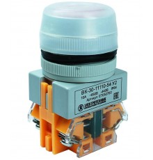 ВК30-10-11110-54 У2, красный, 1з+1р, цилиндр, IP54, 10А. 660В, выключатель кнопочный (ЭТ)  ET013273  Электротехник