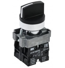 Переключатель LA167-BDF53 3 полож. 2з черный  BSW20-BDF53-4-24-67-3-K02  IEK